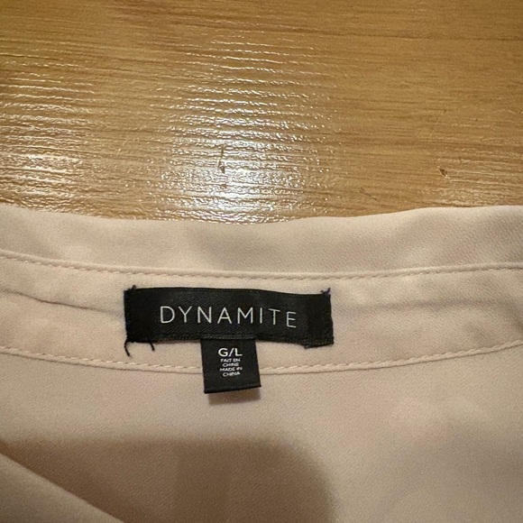 Dynamite Soft Pink Blouse - Picture 2 of 4